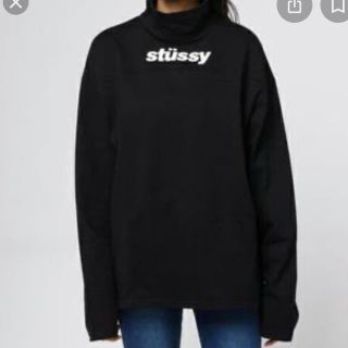 ステューシー(STUSSY)のstussy ストゥーシー　スウェット　黒　M(トレーナー/スウェット)