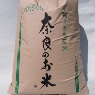 【新米】奈良県産ヒノヒカリ約30kg　玄米   農家直送(米/穀物)