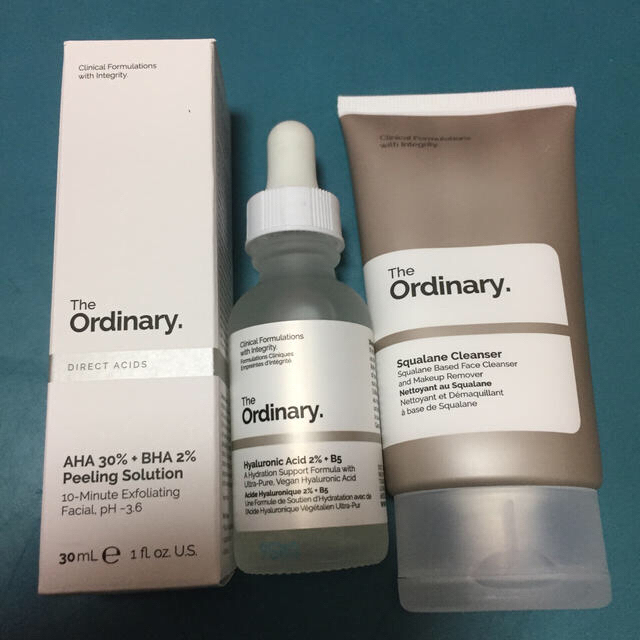 The Ordinary 3点セット 美容液・クレンザー・角質除去