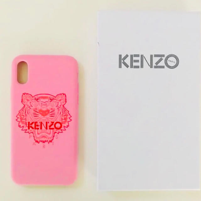 ヨーロッパ正規買付品 KENZO iPhone X/Xs 対応 ピンクケーススマホアクセサリー