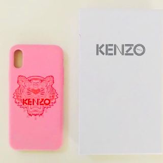 ケンゾー(KENZO)のヨーロッパ正規買付品 KENZO iPhone X/Xs 対応 ピンクケース(iPhoneケース)