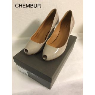 パリゴ(PARIGOT)の新品【CHEMBUR】オープントウ パンプス  ライトベージュ 36.5 (ハイヒール/パンプス)