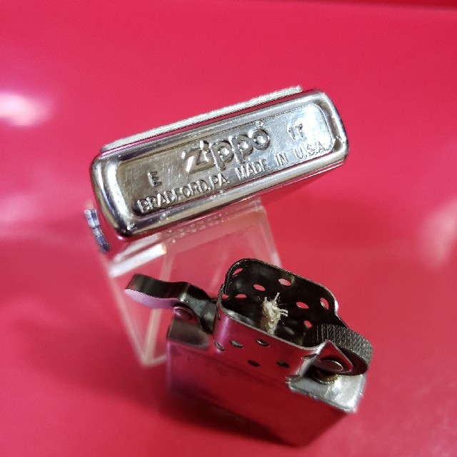 ZIPPO(ジッポー)の厳選中古❤17E'ZIPPO♥JACK DANIELS❤プレート貼り❤送料無料 メンズのファッション小物(タバコグッズ)の商品写真