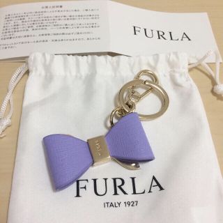 フルラ(Furla)のFURLA  キーリング リボンモチーフ(チャーム)