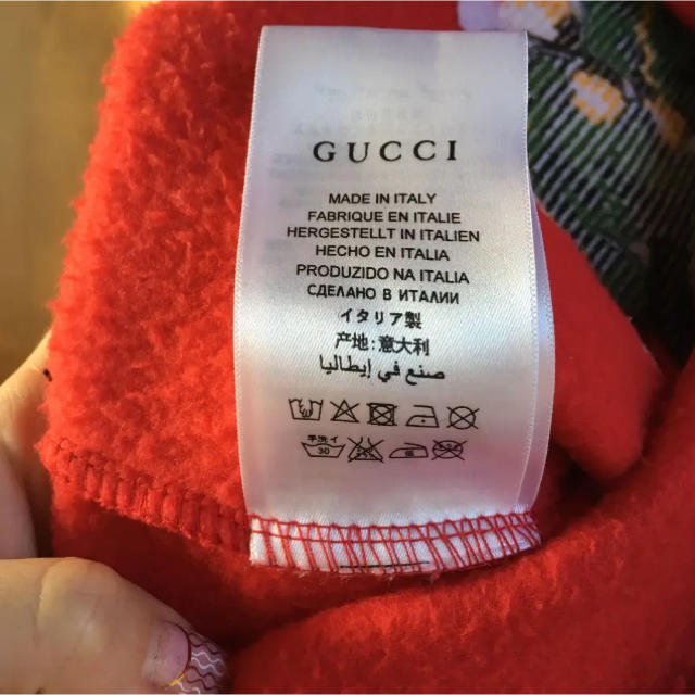 Gucci(グッチ)の【最終値下げ！】美品☆正規品　GUCCI 裏起毛トレーナー レディースのトップス(トレーナー/スウェット)の商品写真