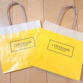 ロクシタン(L'OCCITANE)のL'OCCITANE＊ミニショップ袋２枚セット(ショップ袋)