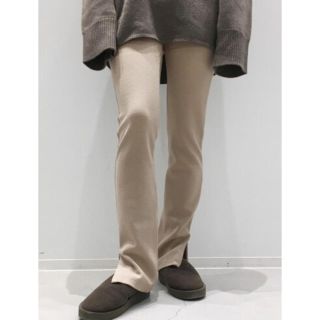 アパルトモンドゥーズィエムクラス(L'Appartement DEUXIEME CLASSE)の新品未使用 L'Appartement Wool Zip Leggings(レギンス/スパッツ)