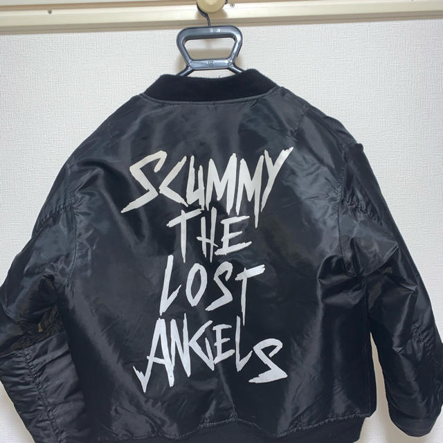 SCUMMY LOST ANGELS MA-1 JKT  BLACK S