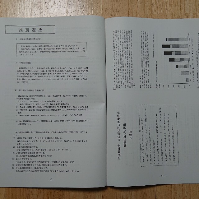 東京都立青山高校 平成31年度推薦選抜・入試問題 過去問 エンタメ/ホビーの本(語学/参考書)の商品写真