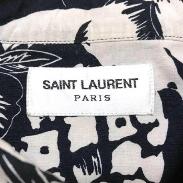 Saint Laurent(サンローラン)の登坂着用 サンローランパリ カットオフ アロハシャツ 38 メンズのトップス(シャツ)の商品写真