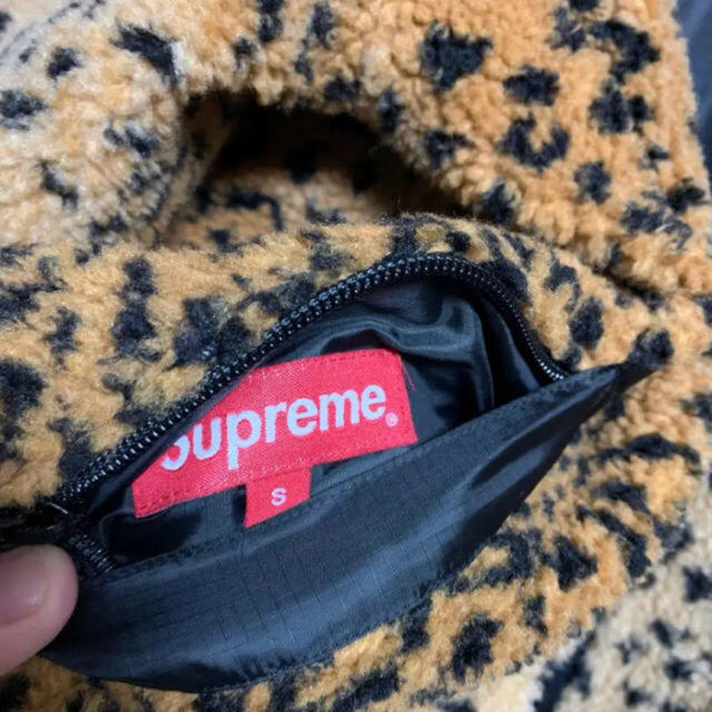 Supreme(シュプリーム)のsupreme 17AW レオパード フリース ジャケット メンズのジャケット/アウター(ブルゾン)の商品写真