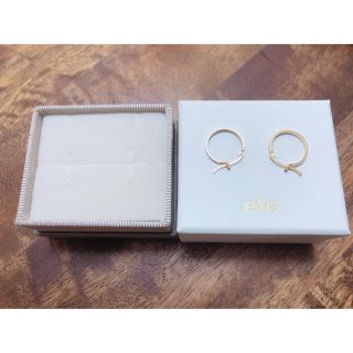 エテ(ete)のete ピアス　イエローゴールド　エテ(ピアス)