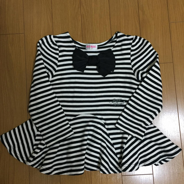 mezzo piano(メゾピアノ)のメゾピアノ  フレアトップス キッズ/ベビー/マタニティのキッズ服男の子用(90cm~)(Tシャツ/カットソー)の商品写真