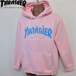 スラッシャー(THRASHER)のスラッシャー◆プルオーバーパーカー◆ピンク(パーカー)