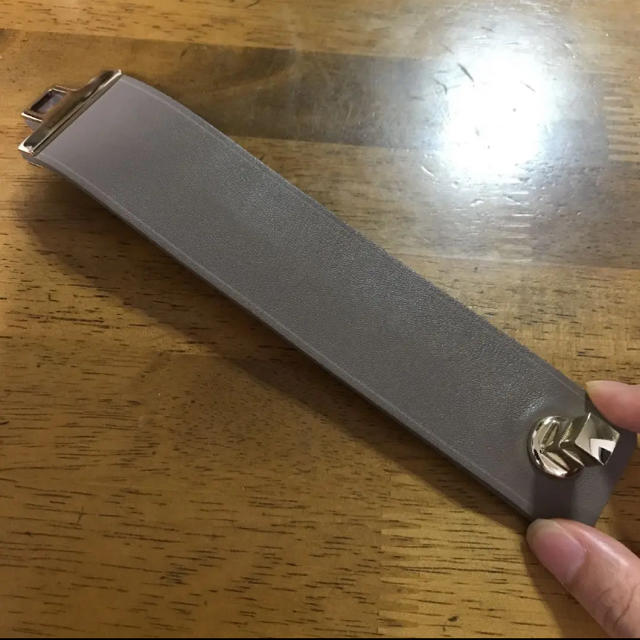 値下げ!メゾンボワネ レザーバングル グレージュ 新品 2