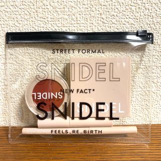 スナイデル(SNIDEL)のsnidel コスメセット&クリアポーチ　sweet付録(コフレ/メイクアップセット)