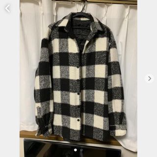 オフホワイト(OFF-WHITE)のwhiteland blackburn チェックシャツ　カワグチジン着用(チェスターコート)