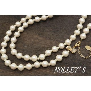 ノーリーズ(NOLLEY'S)の【S957】NOLLEY'S ノーリーズ コットンパール ロング ネックレス(ネックレス)