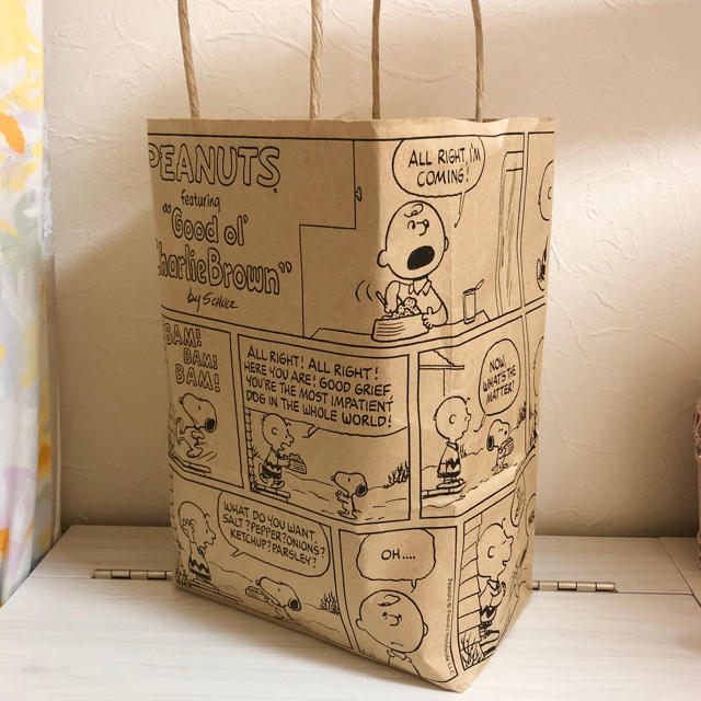 SNOOPY(スヌーピー)の新品未使用❀Snoopy Museum ショッピングバッグ レディースのバッグ(ショップ袋)の商品写真