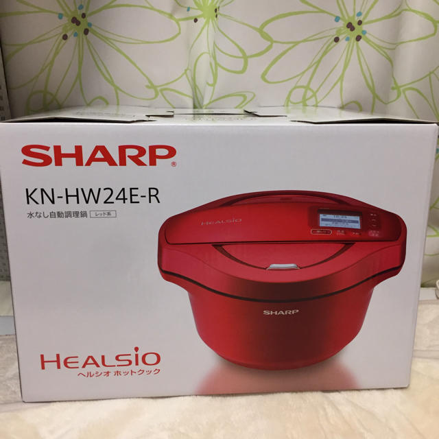 シャープ SHARP 2.4L ヘルシオ ホットクック KN-HW24E-R - 調理機器