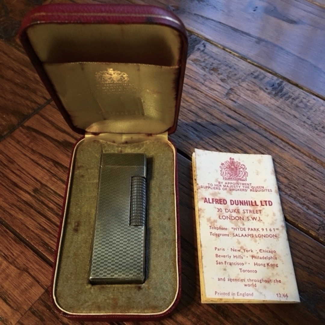 Dunhill - レア!60s DUNHILL ダンヒル ローラー ガスライター Dunhill - レア!60s DUNHILL ダンヒル ローラー ガスライター