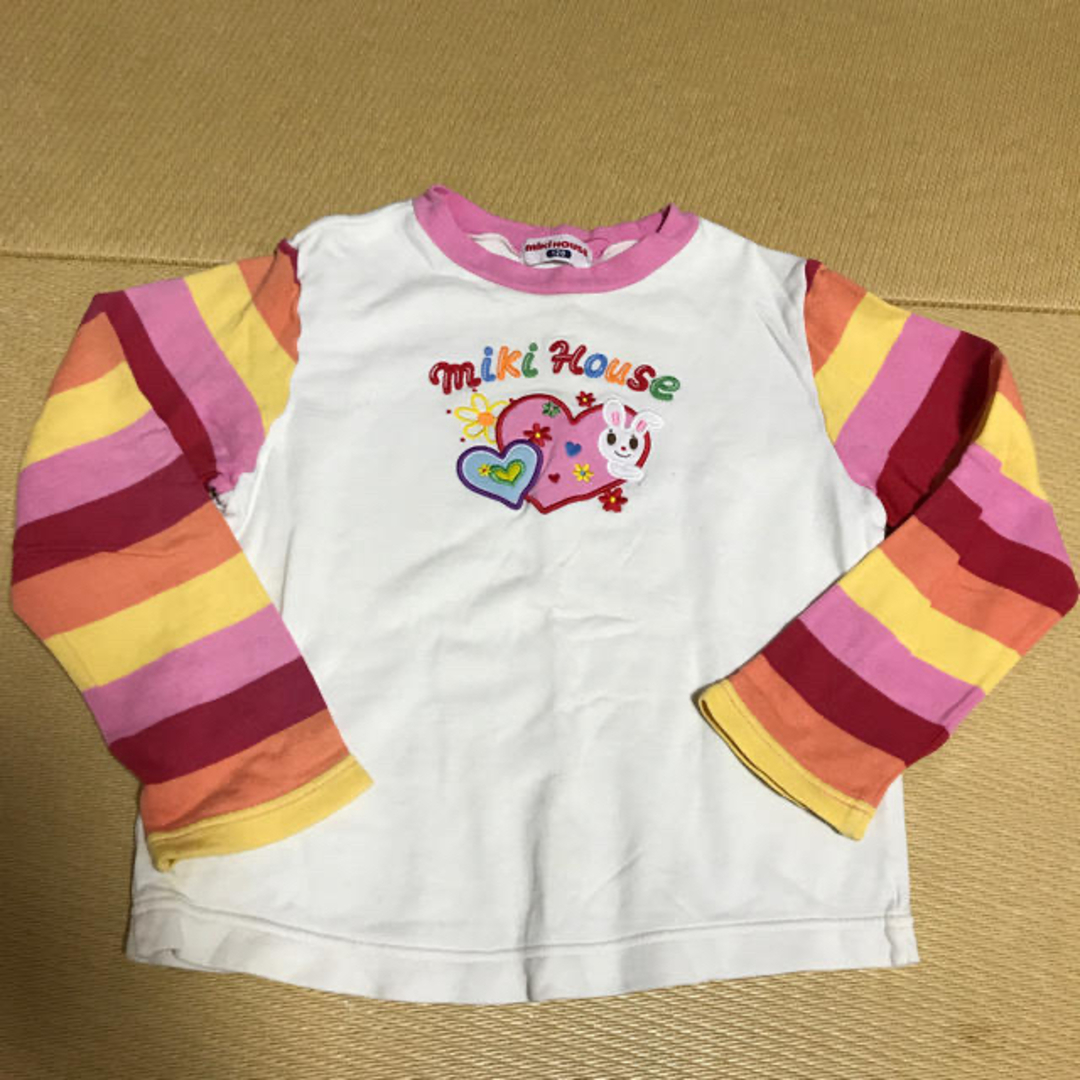 mikihouse(ミキハウス)のロンT  ミキハウス キッズ/ベビー/マタニティのキッズ服女の子用(90cm~)(Tシャツ/カットソー)の商品写真