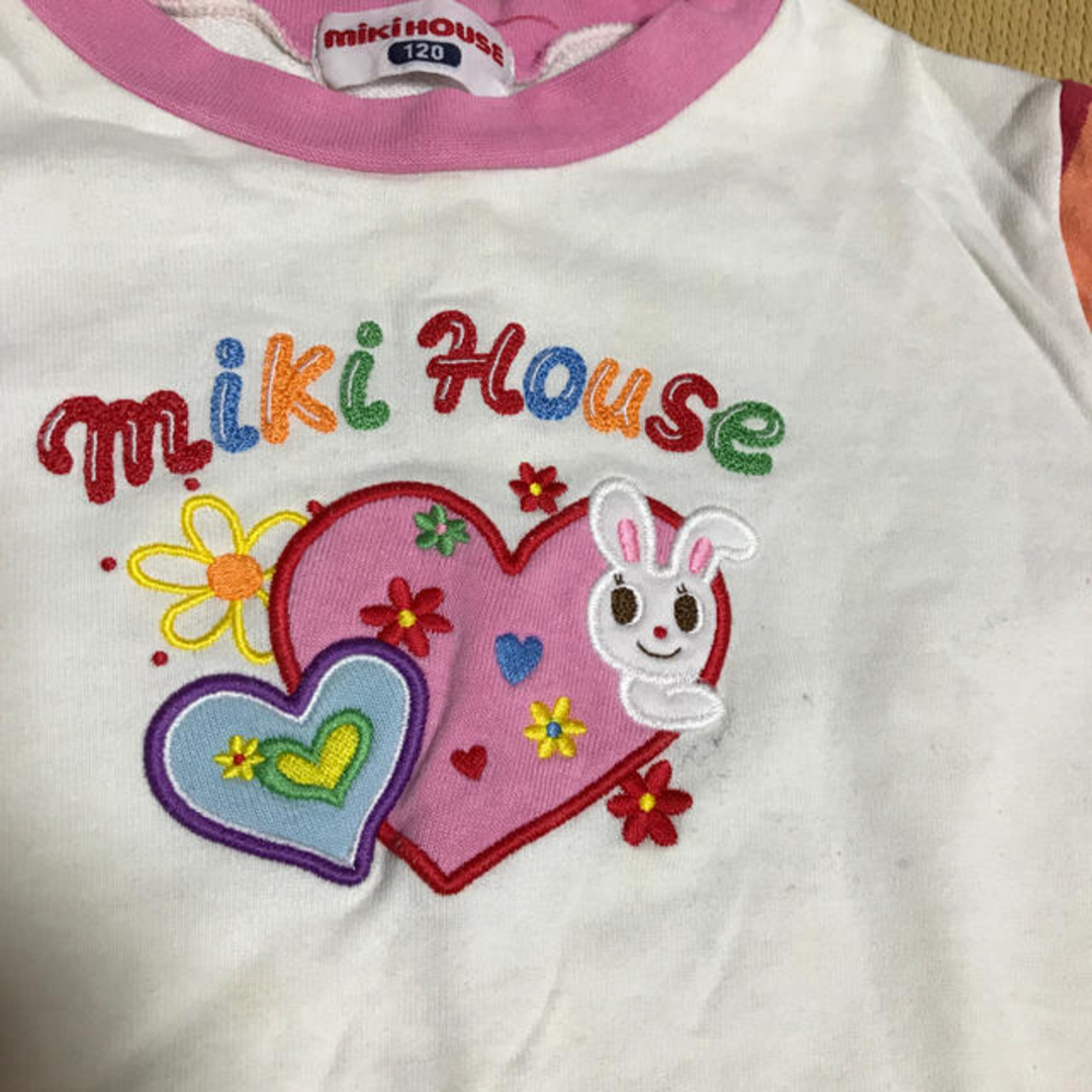 mikihouse(ミキハウス)のロンT  ミキハウス キッズ/ベビー/マタニティのキッズ服女の子用(90cm~)(Tシャツ/カットソー)の商品写真