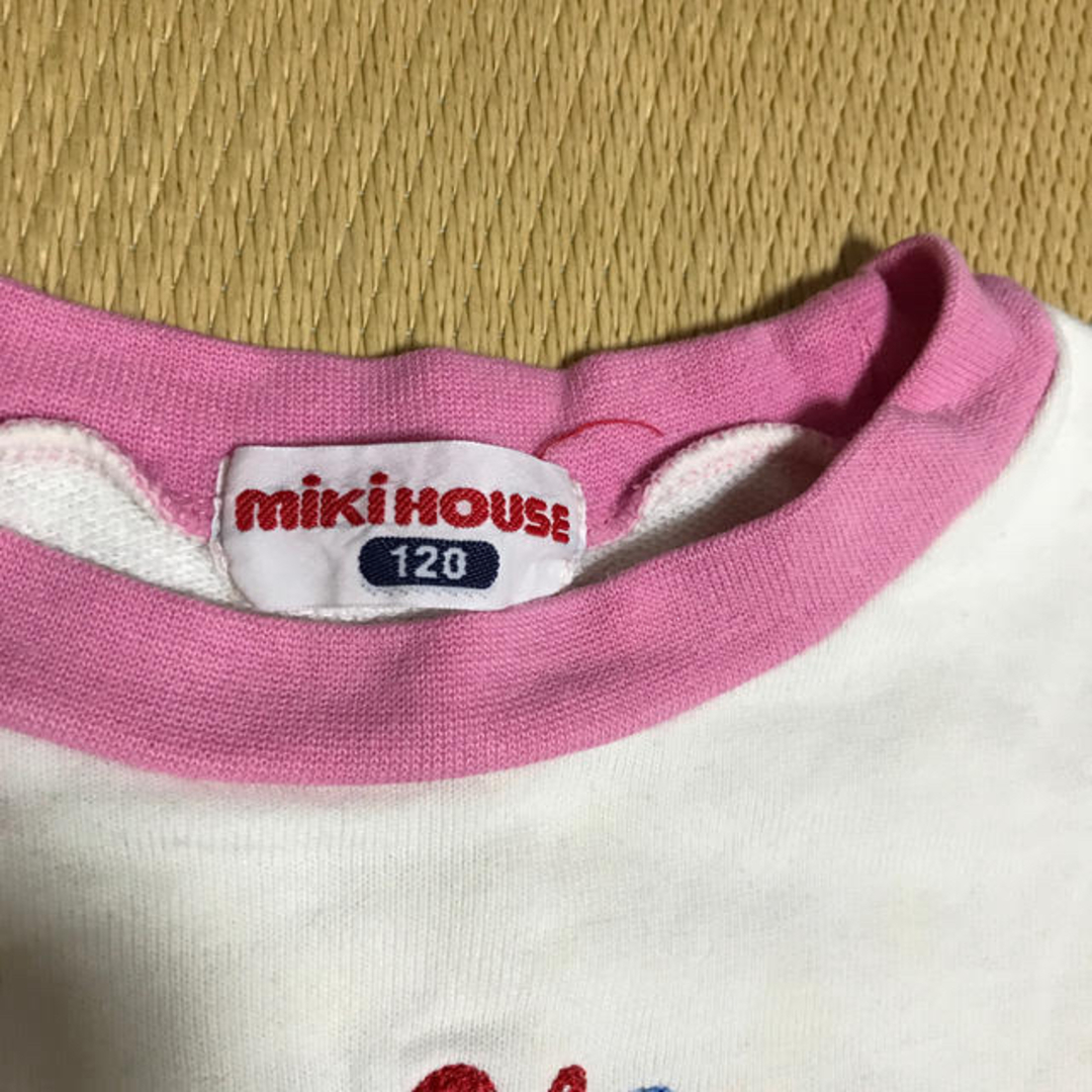 mikihouse(ミキハウス)のロンT  ミキハウス キッズ/ベビー/マタニティのキッズ服女の子用(90cm~)(Tシャツ/カットソー)の商品写真