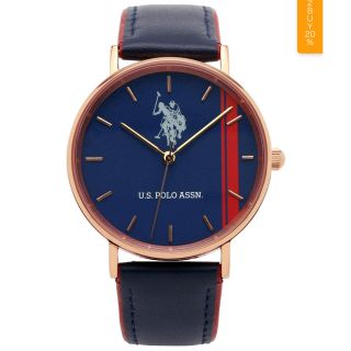 ポロラルフローレン(POLO RALPH LAUREN)の【U.S. POLO ASSN.】腕時計 バイカラー 36mm クォーツ(腕時計)