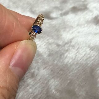 ジュエリーツツミ(JEWELRY TSUTSUMI)のジュエリー　ツツミ　10kサファイヤリング 9.5号(リング(指輪))