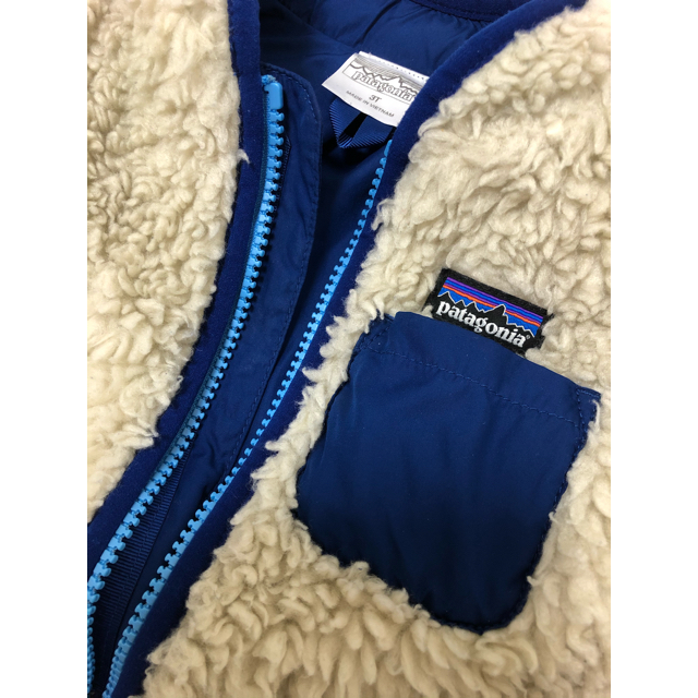 patagonia(パタゴニア)の☆patagonia☆パタゴニア☆レトロX☆ベスト☆フリース☆ボア☆キッズ☆3T キッズ/ベビー/マタニティのキッズ服男の子用(90cm~)(ジャケット/上着)の商品写真