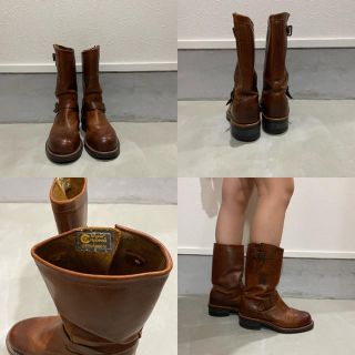 チペワ(CHIPPEWA)のチペワ　エンジニアブーツ　茶色　us5.5(ブーツ)