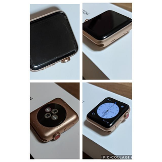 アップルウォッチ(Apple Watch)のあさん専用 Apple Watch 3 GPS/Cellular ピンクゴールド(腕時計)
