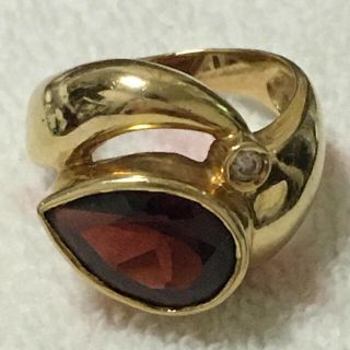 ジュエリーツツミ(JEWELRY TSUTSUMI)のゆきじ様　専用です。エステール　18k  ガーネット　リング(リング(指輪))