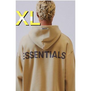 フィアオブゴッド(FEAR OF GOD)のFOG Essentials エッセンシャルズ　パーカー　ベージュ　サイズXL(パーカー)