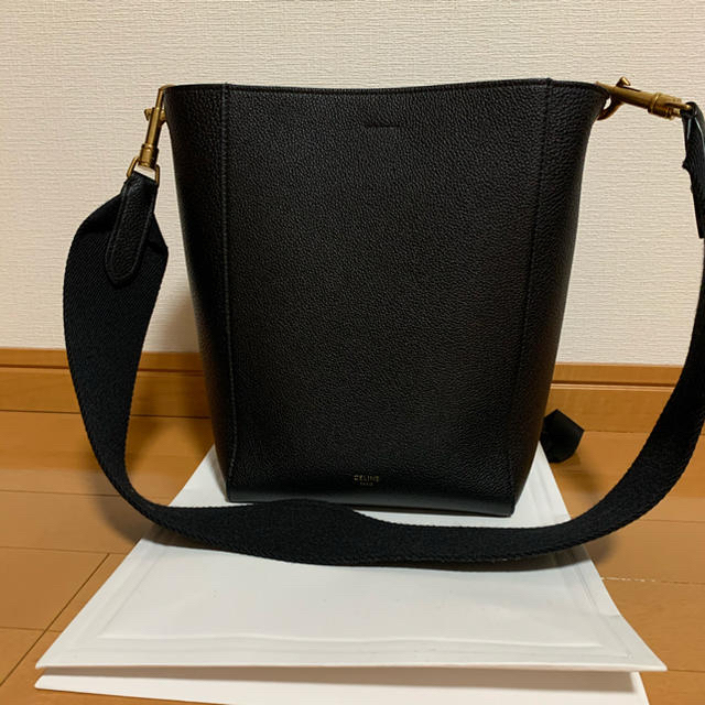 保証書付】 celine セリーヌ サングルバケットスモール - ショルダー