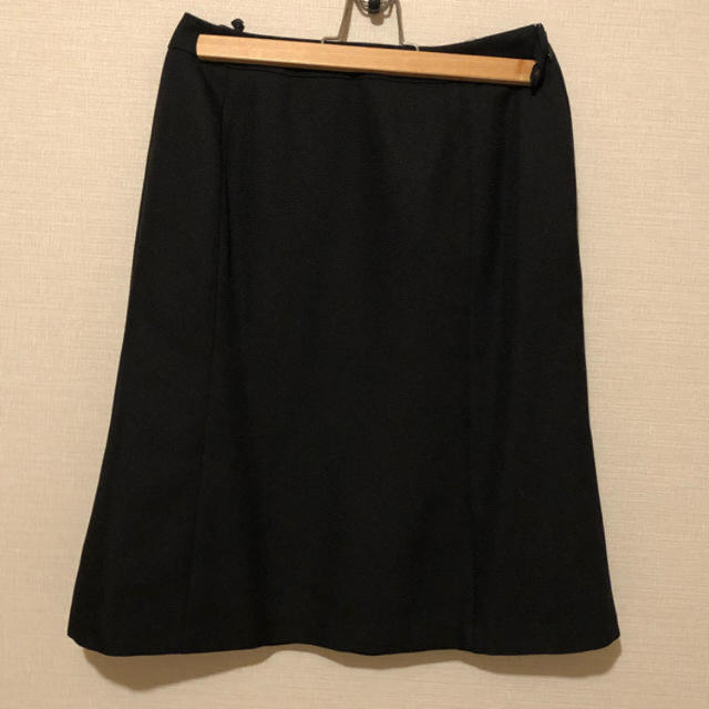 スカートスーツ　上下セット　ブラック　スカート2種付き　卒業式　就活 レディースのフォーマル/ドレス(スーツ)の商品写真