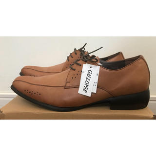 GALLOPER ビジネスシューズ 皮靴 25.0cm ブラウン(ドレス/ビジネス)