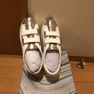 ジェフリーキャンベル(JEFFREY CAMPBELL)のジェフリーキャンベル デザインソールコンビスニーカー(24.5㎝)(スニーカー)