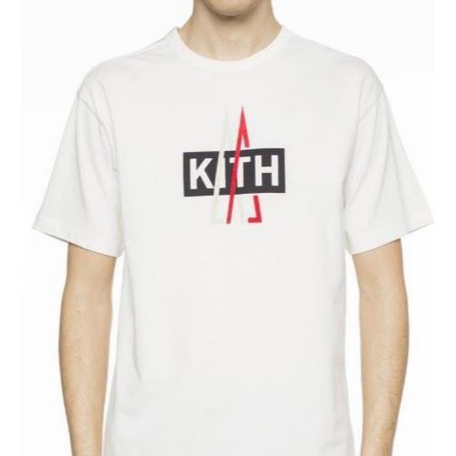 MONCLER(モンクレール)の美品 KITH × MONCLER ボックスロゴ Tシャツ モンクレール XS メンズのトップス(Tシャツ/カットソー(半袖/袖なし))の商品写真