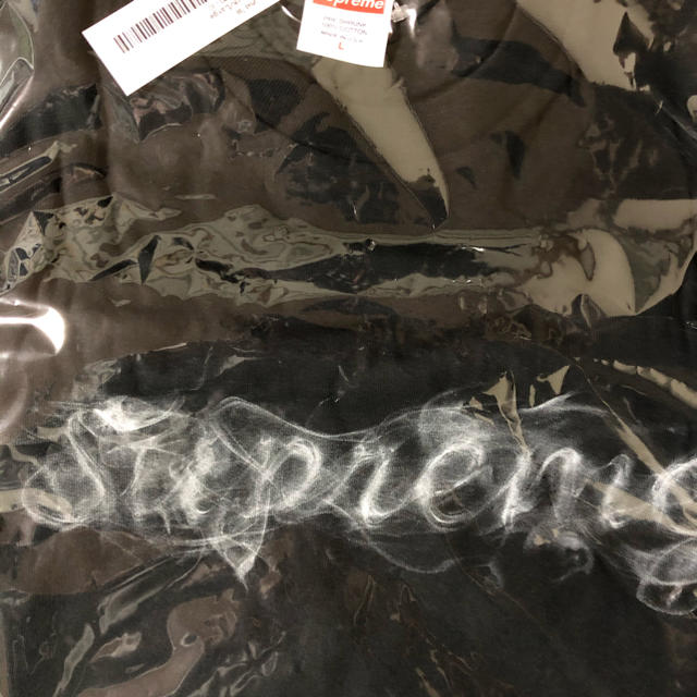 トップスsupreme smoke tee black L シュプリーム