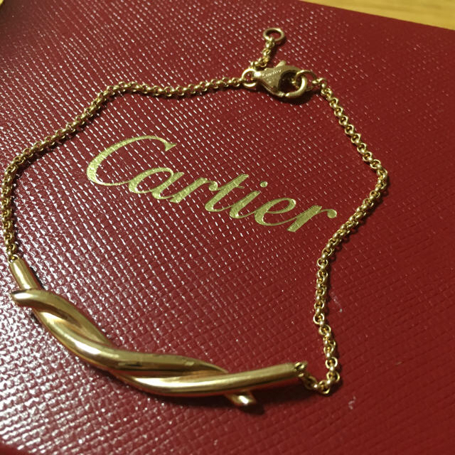 Cartier(カルティエ)のカルティエ　アントルラセ　ブレスレット  K18PG ピンクゴールド　 レディースのアクセサリー(ブレスレット/バングル)の商品写真