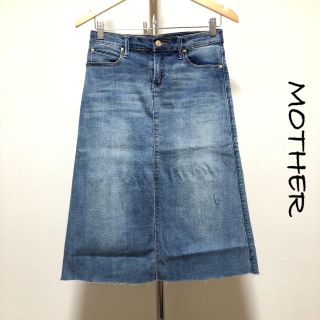 マザー(mother)のMOTHER / デニムスカート / サイズ24(ひざ丈スカート)