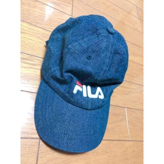 フィラ(FILA)の●未使用●FILAデニム生地キャップ(キャップ)