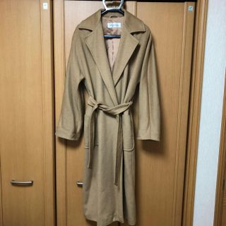 マックスマーラ(Max Mara)のマックスマーラ　キャメルヘアー　ガウンコート(ロングコート)