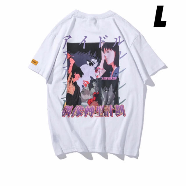 【新品未使用】90's レトロアニメ アイドル Tシャツ ホワイト L | フリマアプリ ラクマ