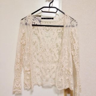 ザラ(ZARA)のZARA♡レースカーデ(ベスト/ジレ)