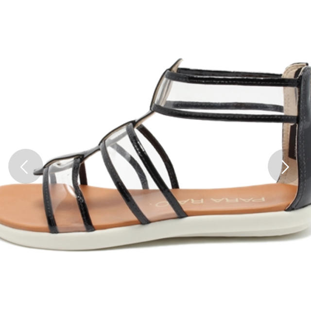 BEAUTY&YOUTH UNITED ARROWS(ビューティアンドユースユナイテッドアローズ)の(PARA RAIO)L3501 PATENT BACK ZIP SANDAL レディースの靴/シューズ(サンダル)の商品写真