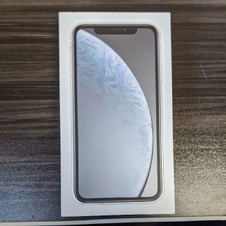 アイフォーン(iPhone)のiPhone XR white 64GB simフリー　simロック解除済み
(スマートフォン本体)