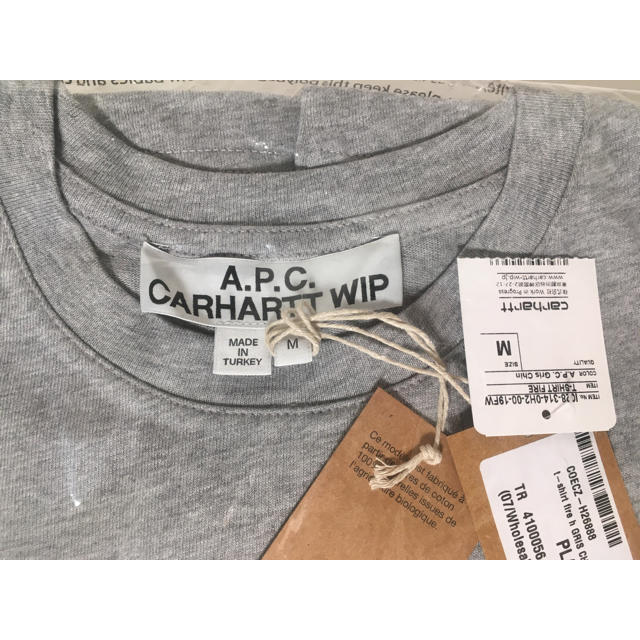 A.P.C(アーペーセー)の【新品】carhartt a.p.c.2020 Tシャツ カーハートアーペーセー メンズのトップス(Tシャツ/カットソー(半袖/袖なし))の商品写真